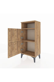 Arges Komodin Tek Raflı 2 Kapaklı 44x30x96 - S09M022V9A