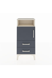 Arges Komodin 2 Raflı 2 Çekmeceli Tek Kapaklı 44x30x96 - S09M023V2A