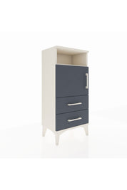 Arges Komodin 2 Raflı 2 Çekmeceli Tek Kapaklı 44x30x96 - S09M023V2A