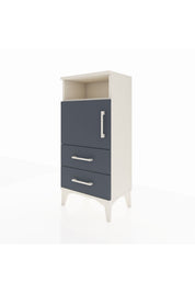 Arges Komodin 2 Raflı 2 Çekmeceli Tek Kapaklı 44x30x96 - S09M023V2A