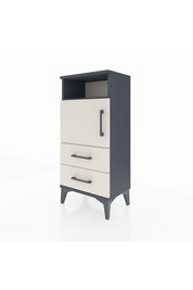 Arges Komodin 2 Raflı 2 Çekmeceli Tek Kapaklı 44x30x96 - S09M023V4A