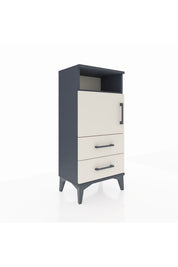 Arges Komodin 2 Raflı 2 Çekmeceli Tek Kapaklı 44x30x96 - S09M023V4A