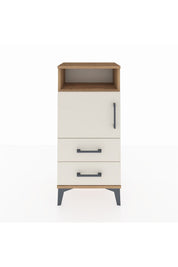Arges Komodin 2 Raflı 2 Çekmeceli Tek Kapaklı 44x30x96 - S09M023V7A