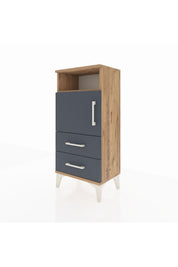 Arges Komodin 2 Raflı 2 Çekmeceli Tek Kapaklı 44x30x96 - S09M023V8A