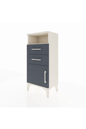 Arges Komodin Tek Raflı 2 Çekmeceli Tek Kapaklı 44x30x96 - S09M025V2A
