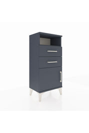 Arges Komodin Tek Raflı 2 Çekmeceli Tek Kapaklı 44x30x96 - S09M025V5A