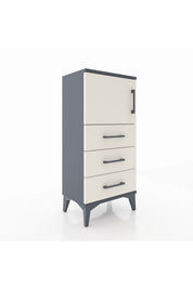 Arges Komodin Tek Raflı 3 Çekmeceli Tek Kapaklı 44x30x96 - S09M026V4A
