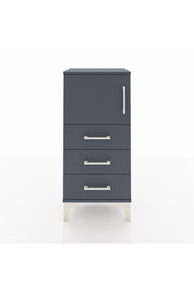 Arges Komodin Tek Raflı 3 Çekmeceli Tek Kapaklı 44x30x96 - S09M026V5A