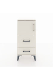 Arges Komodin Tek Raflı 2 Çekmeceli Tek Kapaklı 44x30x96 - S09M027V1A