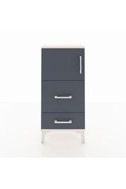 Arges Komodin Tek Raflı 2 Çekmeceli Tek Kapaklı 44x30x96 - S09M027V2A