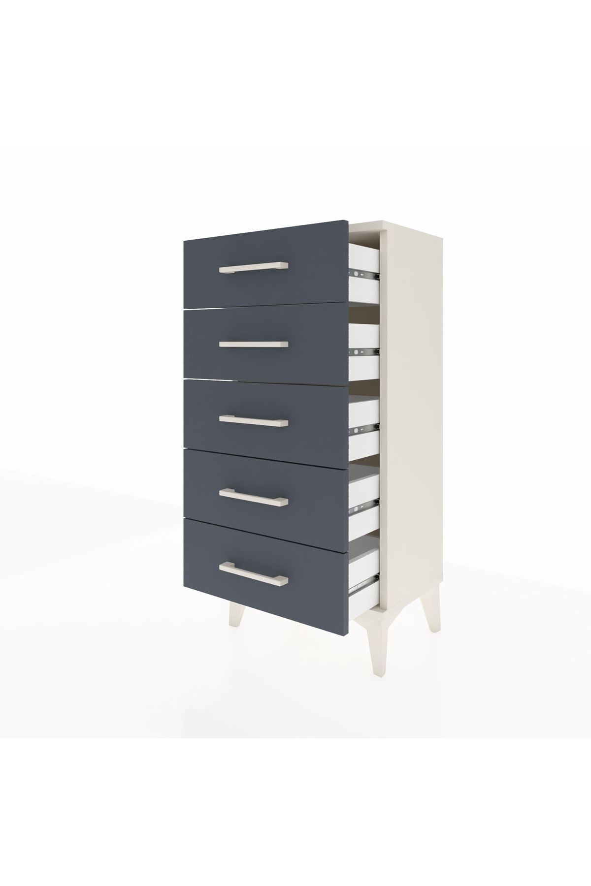 Arges Komodin 5 Çekmeceli 44x30x96 - S09M001V2A