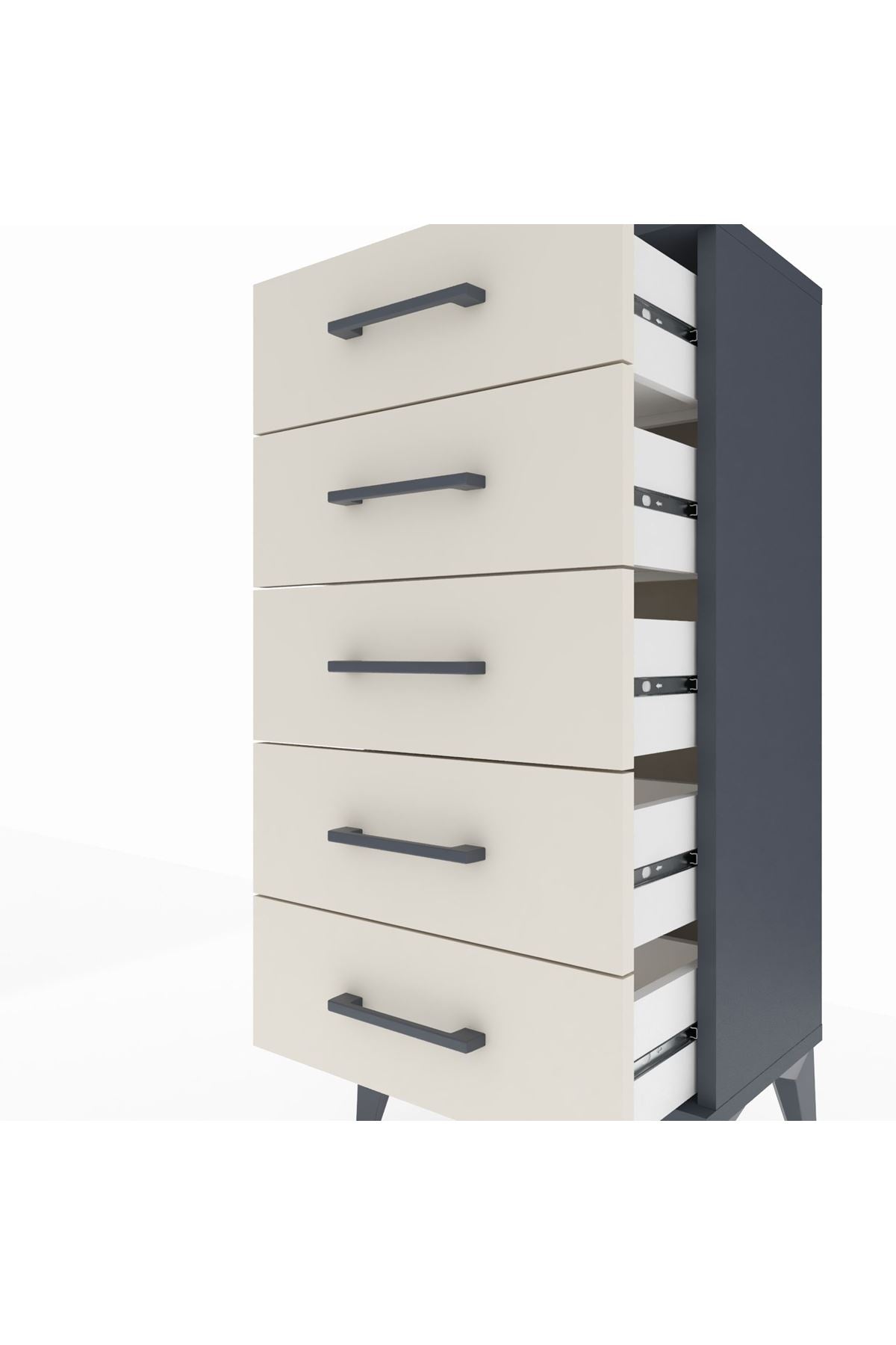 Arges Komodin 5 Çekmeceli 44x30x96 - S09M001V4A