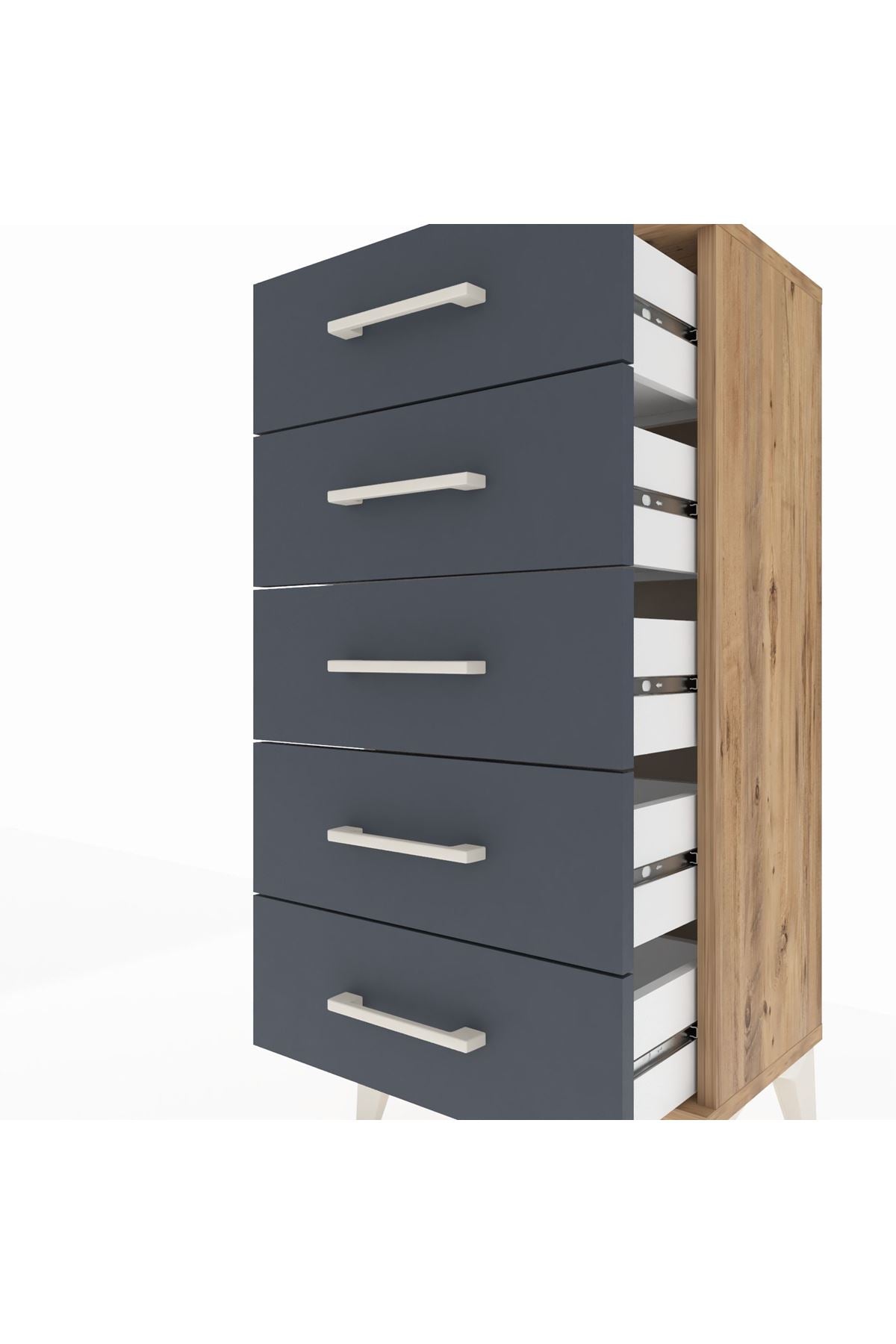 Arges Komodin 5 Çekmeceli 44x30x96 - S09M001V8A