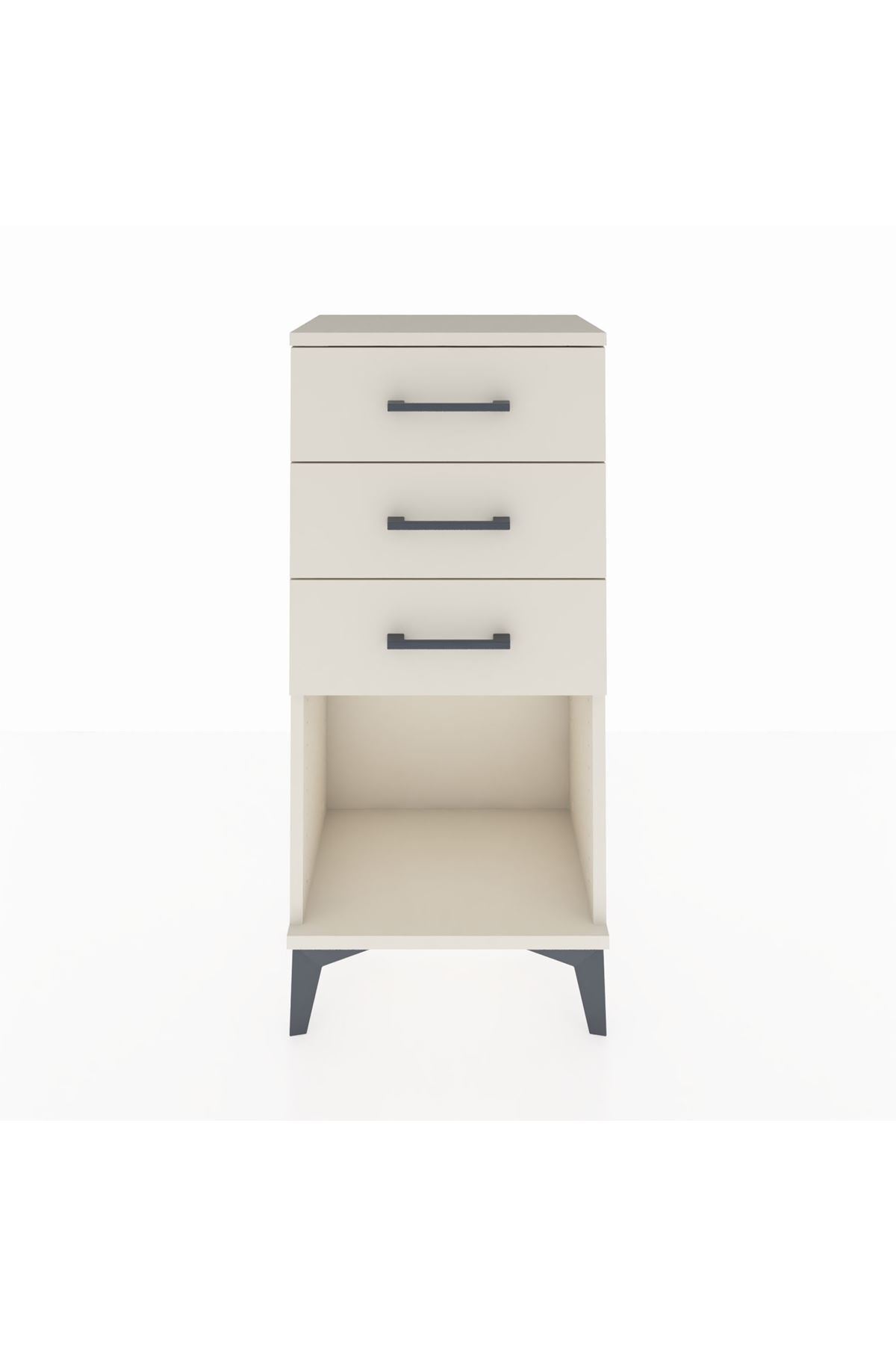 Arges Komodin 3 Çekmeceli 44x30x96 - S09M002V1A