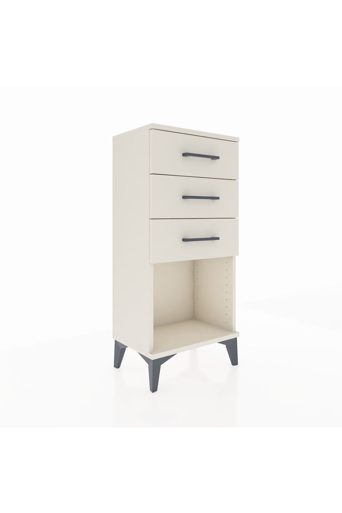 Arges Komodin 3 Çekmeceli 44x30x96 - S09M002V1A
