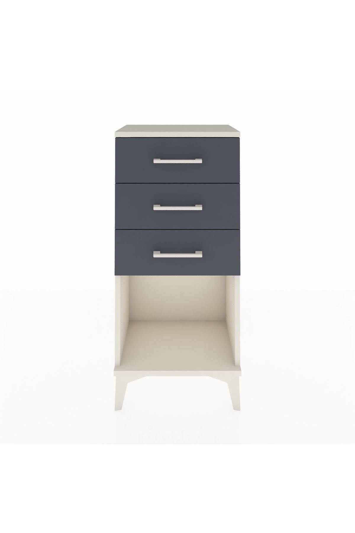 Arges Komodin 3 Çekmeceli 44x30x96 - S09M002V2A