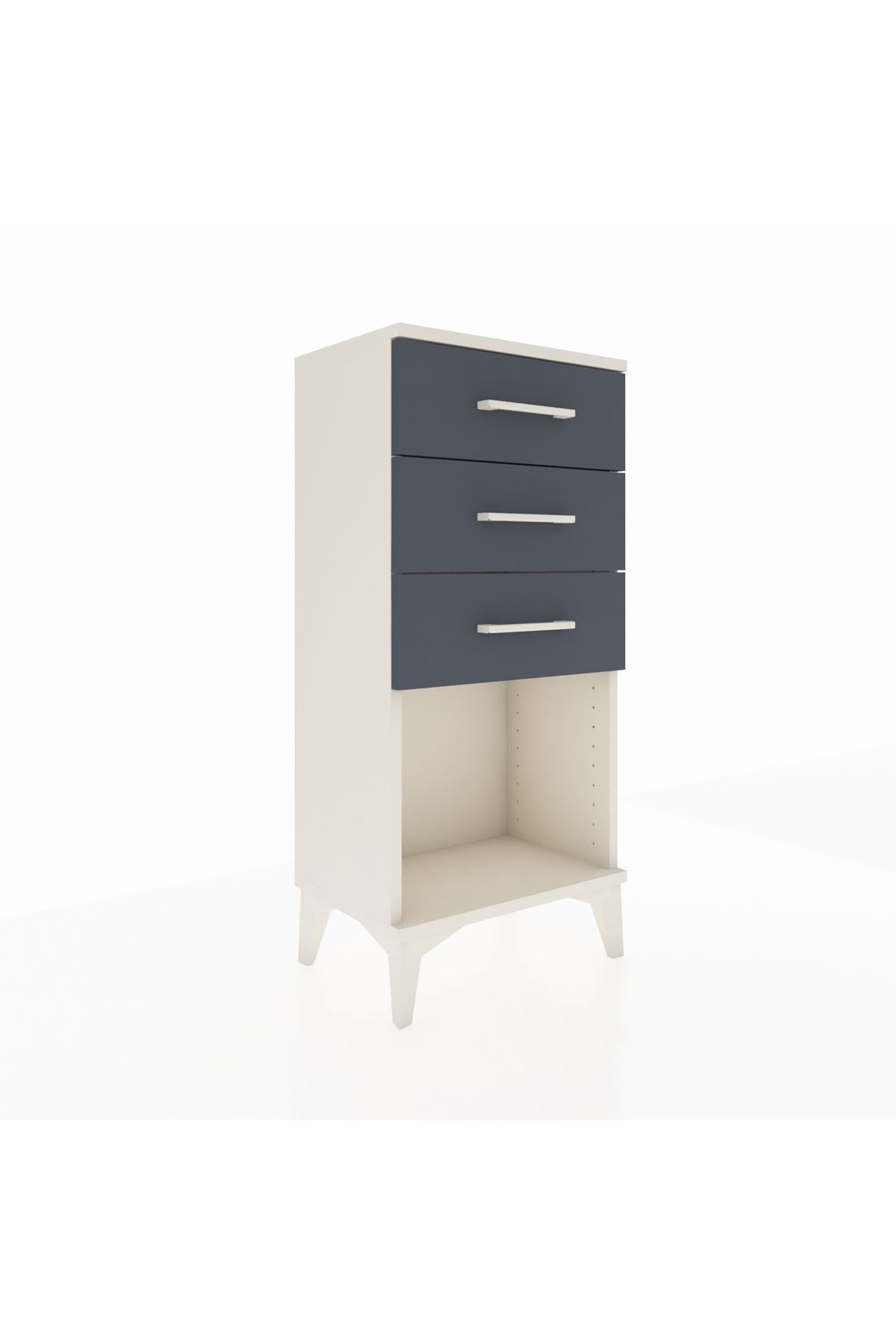 Arges Komodin 3 Çekmeceli 44x30x96 - S09M002V2A
