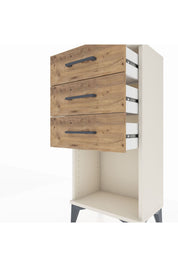 Arges Komodin 3 Çekmeceli 44x30x96 - S09M002V3A