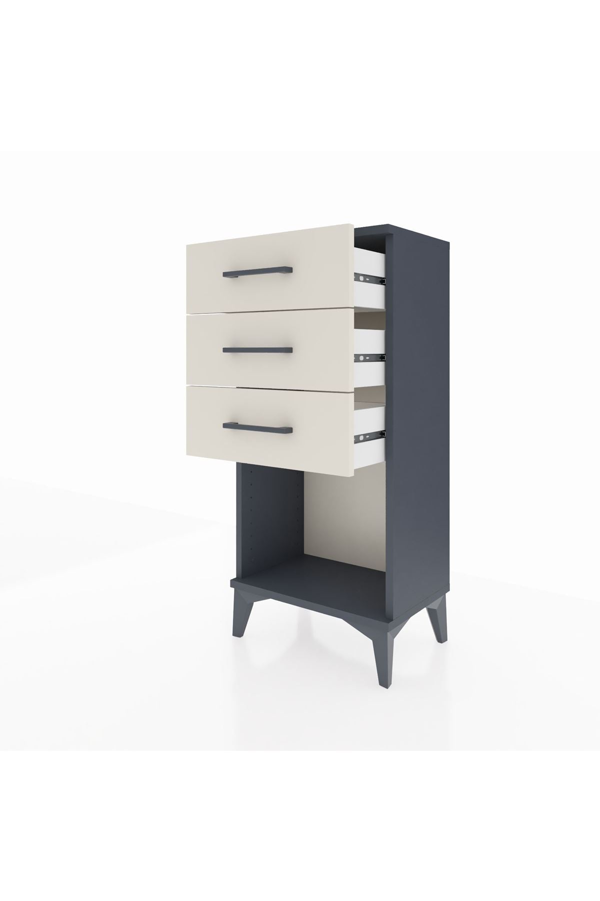 Arges Komodin 3 Çekmeceli 44x30x96 - S09M002V4A
