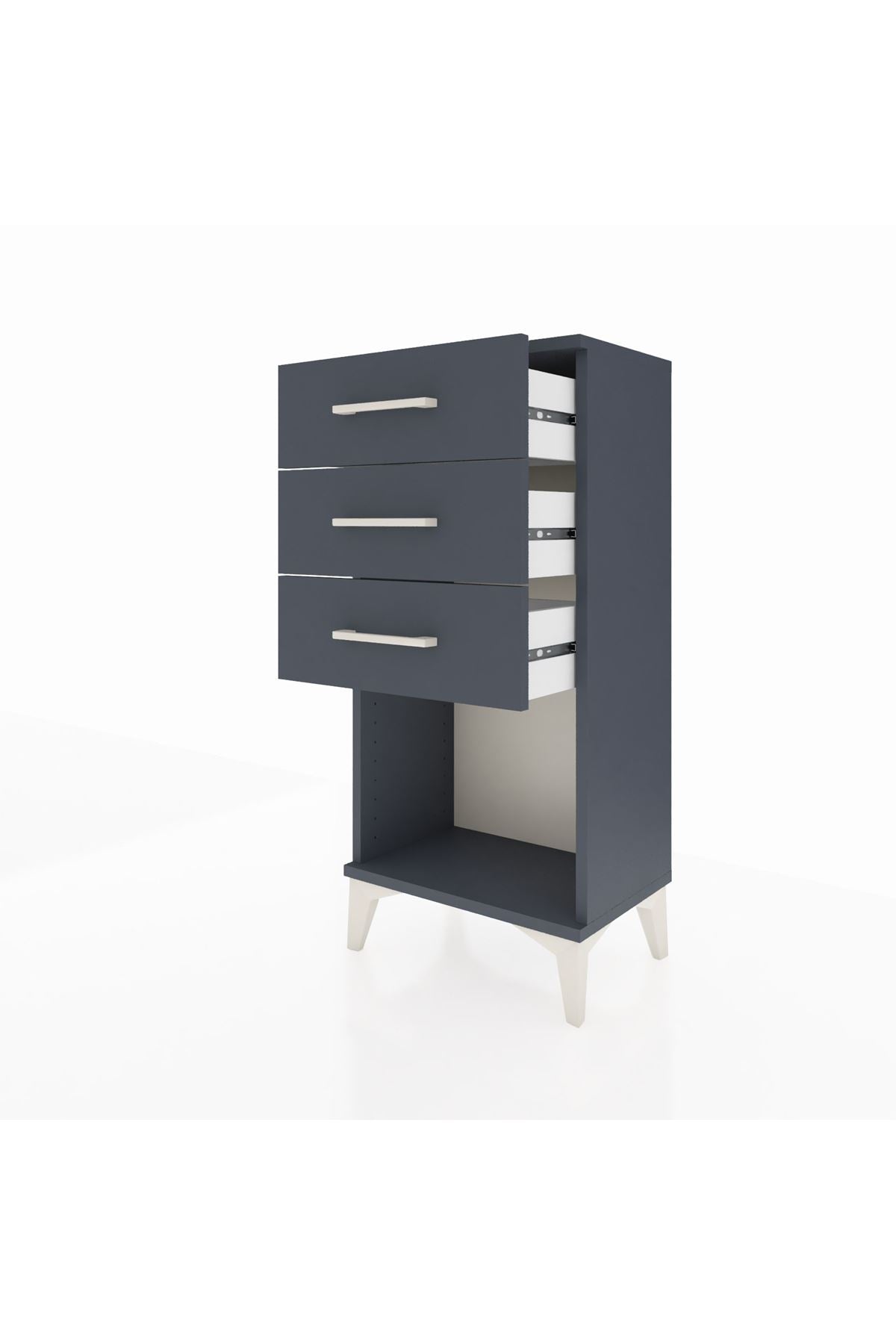 Arges Komodin 3 Çekmeceli 44x30x96 - S09M002V5A
