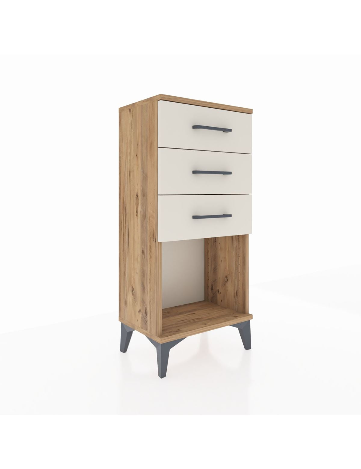 Arges Komodin 3 Çekmeceli 44x30x96 - S09M002V7A