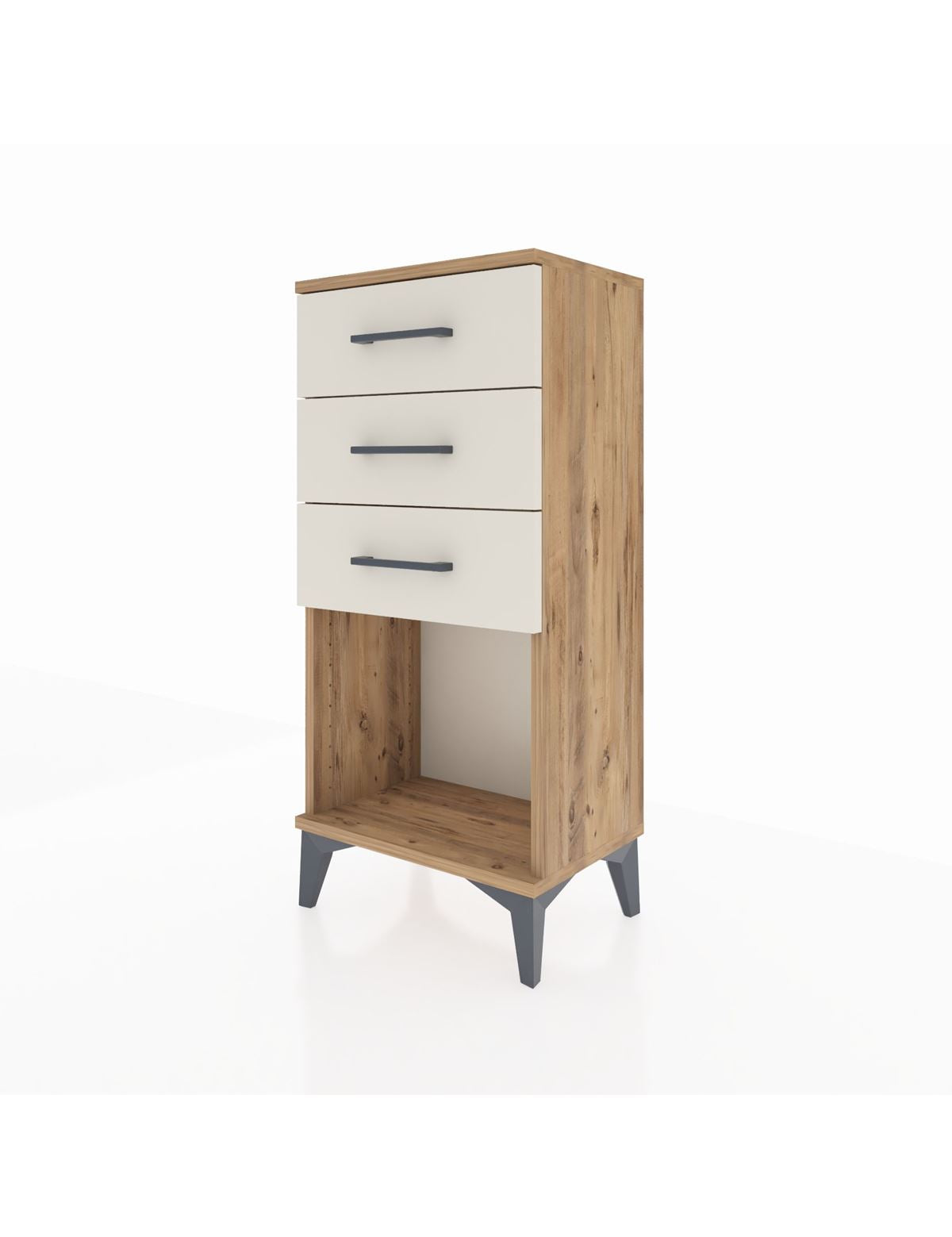 Arges Komodin 3 Çekmeceli 44x30x96 - S09M002V7A