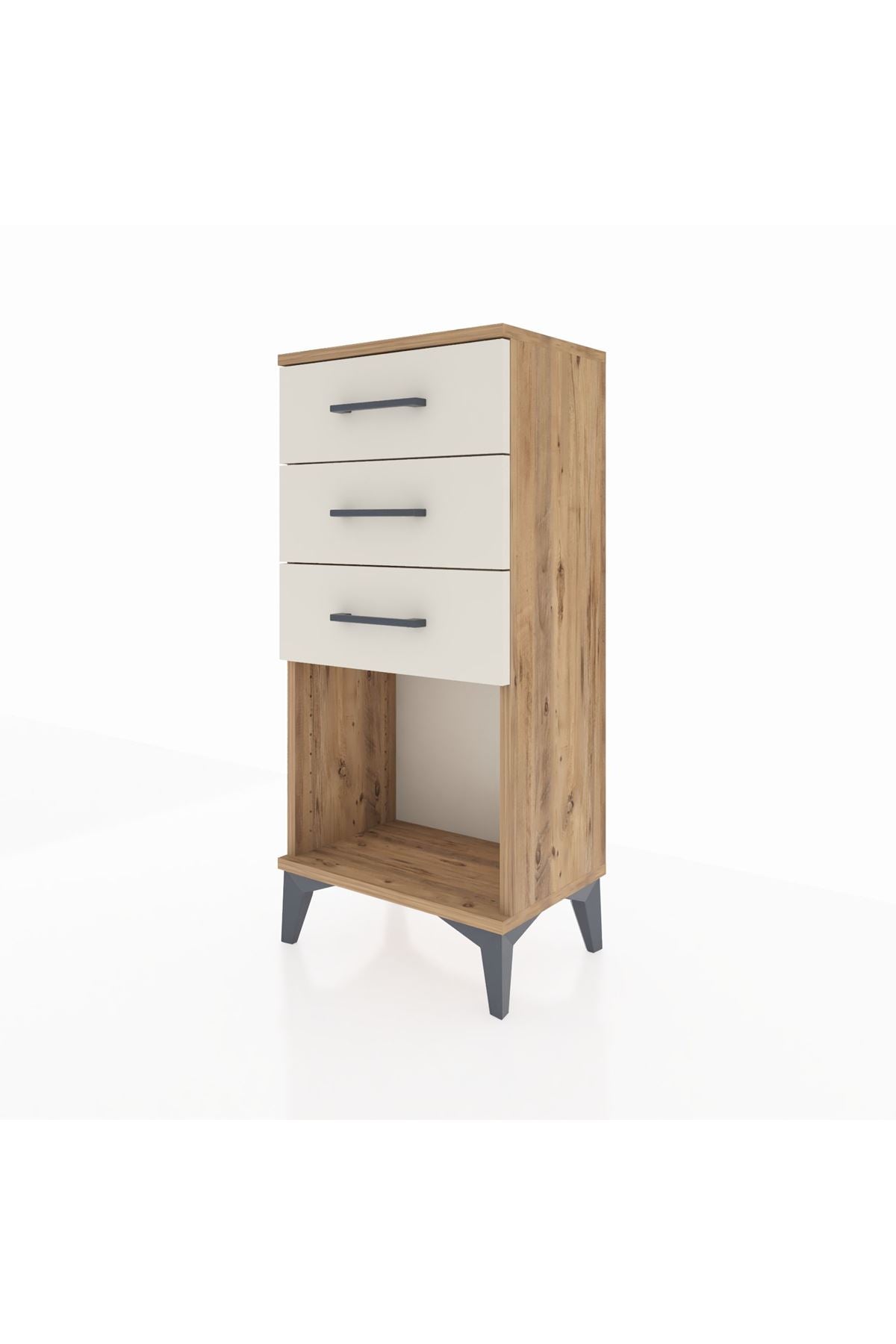 Arges Komodin 3 Çekmeceli 44x30x96 - S09M002V7A
