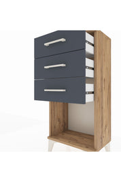 Arges Komodin 3 Çekmeceli 44x30x96 - S09M002V8A