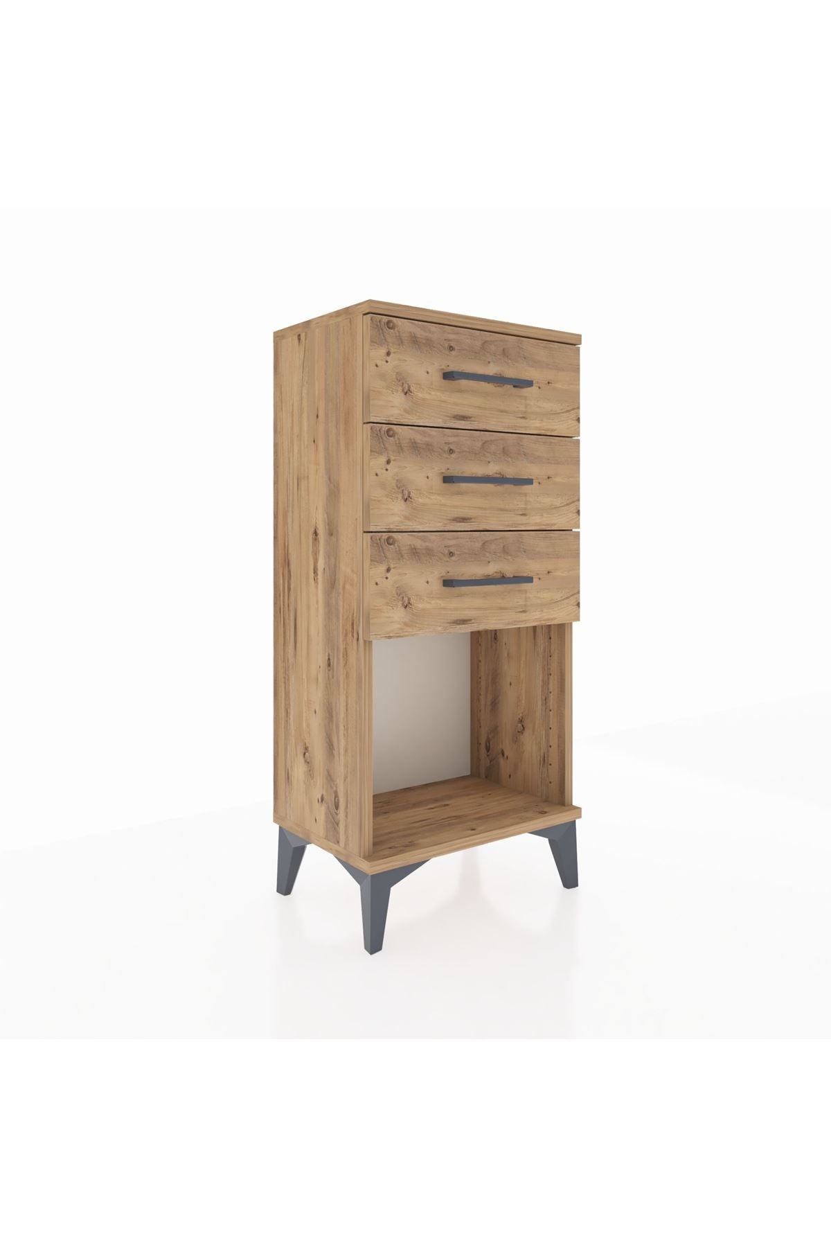 Arges Komodin 3 Çekmeceli 44x30x96 - S09M002V9A