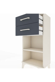 Arges Komodin Tek Raflı 2 Çekmeceli 44x30x96 - S09M003V2A