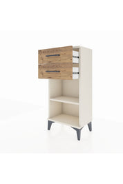 Arges Komodin Tek Raflı 2 Çekmeceli 44x30x96 - S09M003V3A