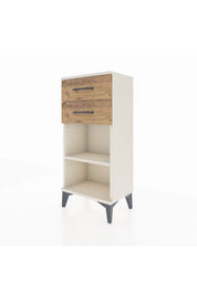 Arges Komodin Tek Raflı 2 Çekmeceli 44x30x96 - S09M003V3A