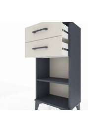 Arges Komodin Tek Raflı 2 Çekmeceli 44x30x96 - S09M003V4A