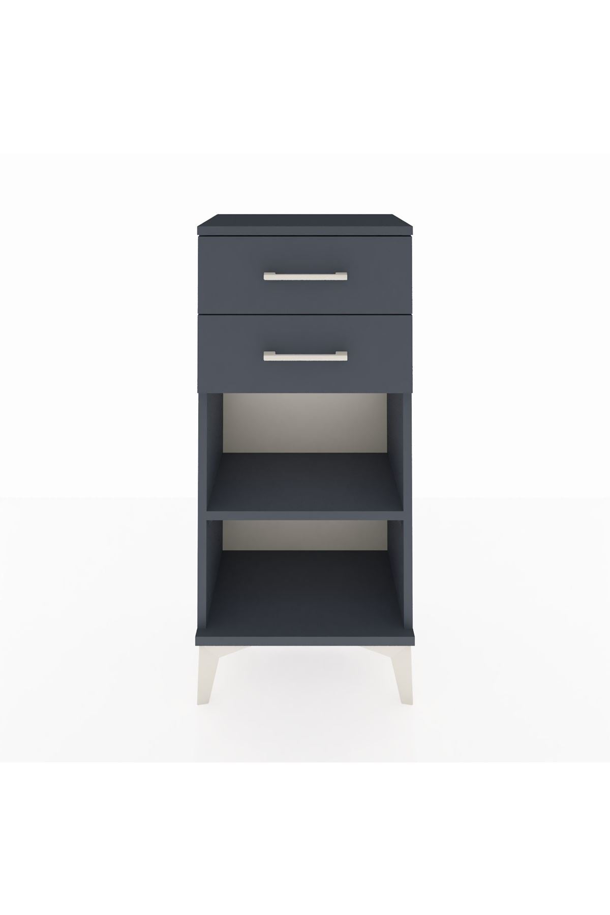 Arges Komodin Tek Raflı 2 Çekmeceli 44x30x96 - S09M003V5A