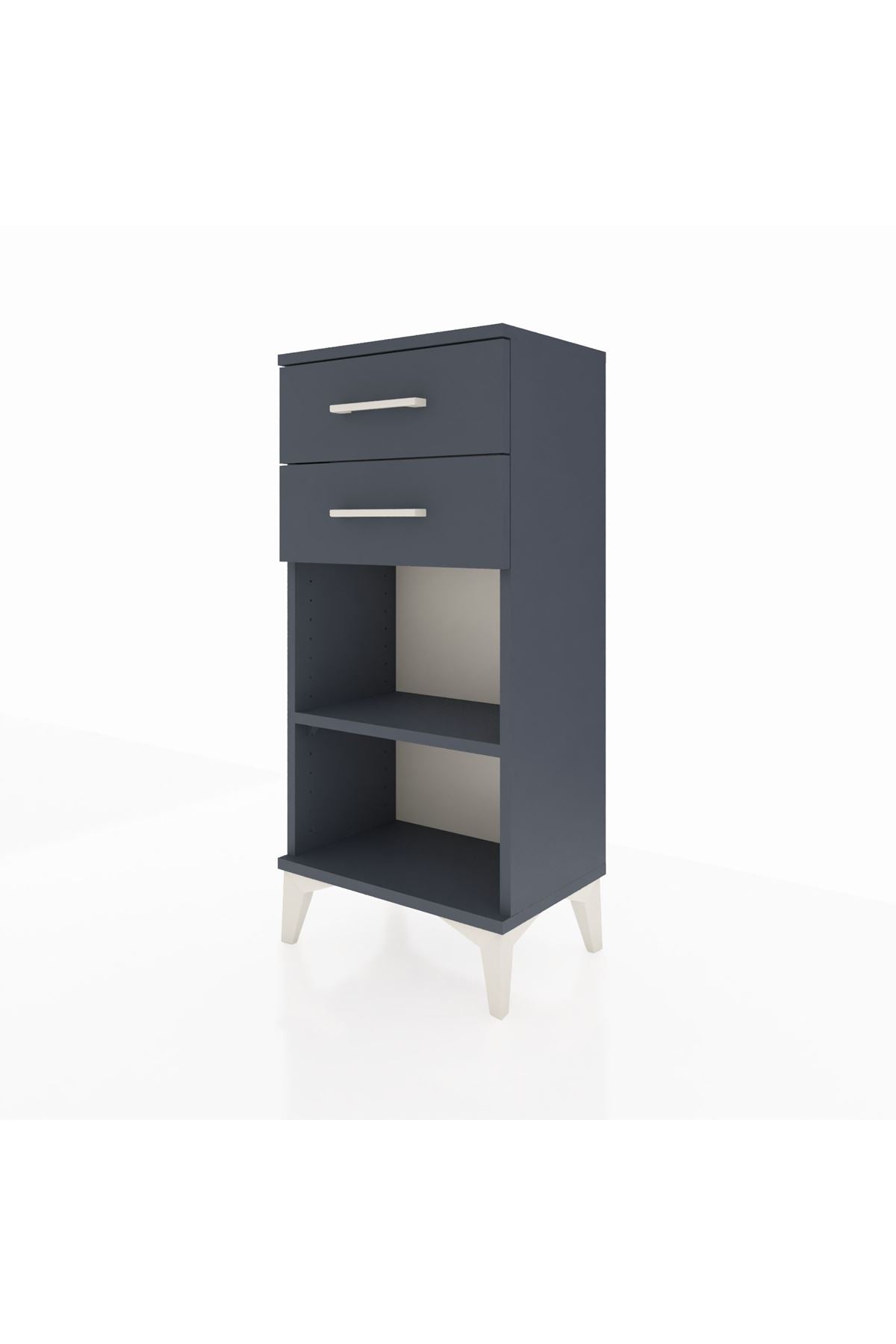 Arges Komodin Tek Raflı 2 Çekmeceli 44x30x96 - S09M003V5A