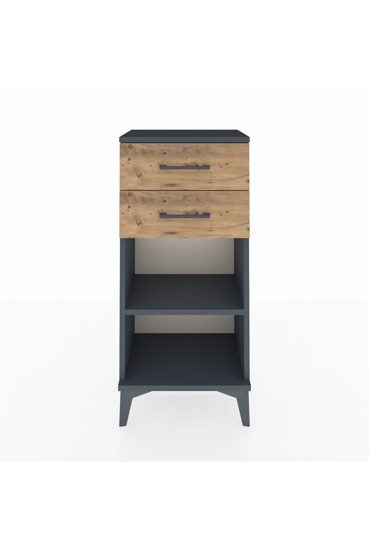 Arges Komodin Tek Raflı 2 Çekmeceli 44x30x96 - S09M003V6A
