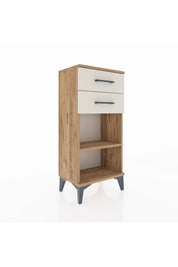 Arges Komodin Tek Raflı 2 Çekmeceli 44x30x96 - S09M003V7A