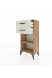 Arges Komodin Tek Raflı 2 Çekmeceli 44x30x96 - S09M003V7A
