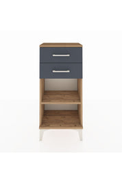 Arges Komodin Tek Raflı 2 Çekmeceli 44x30x96 - S09M003V8A