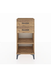 Arges Komodin Tek Raflı 2 Çekmeceli 44x30x96 - S09M003V9A