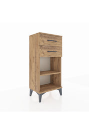Arges Komodin Tek Raflı 2 Çekmeceli 44x30x96 - S09M003V9A