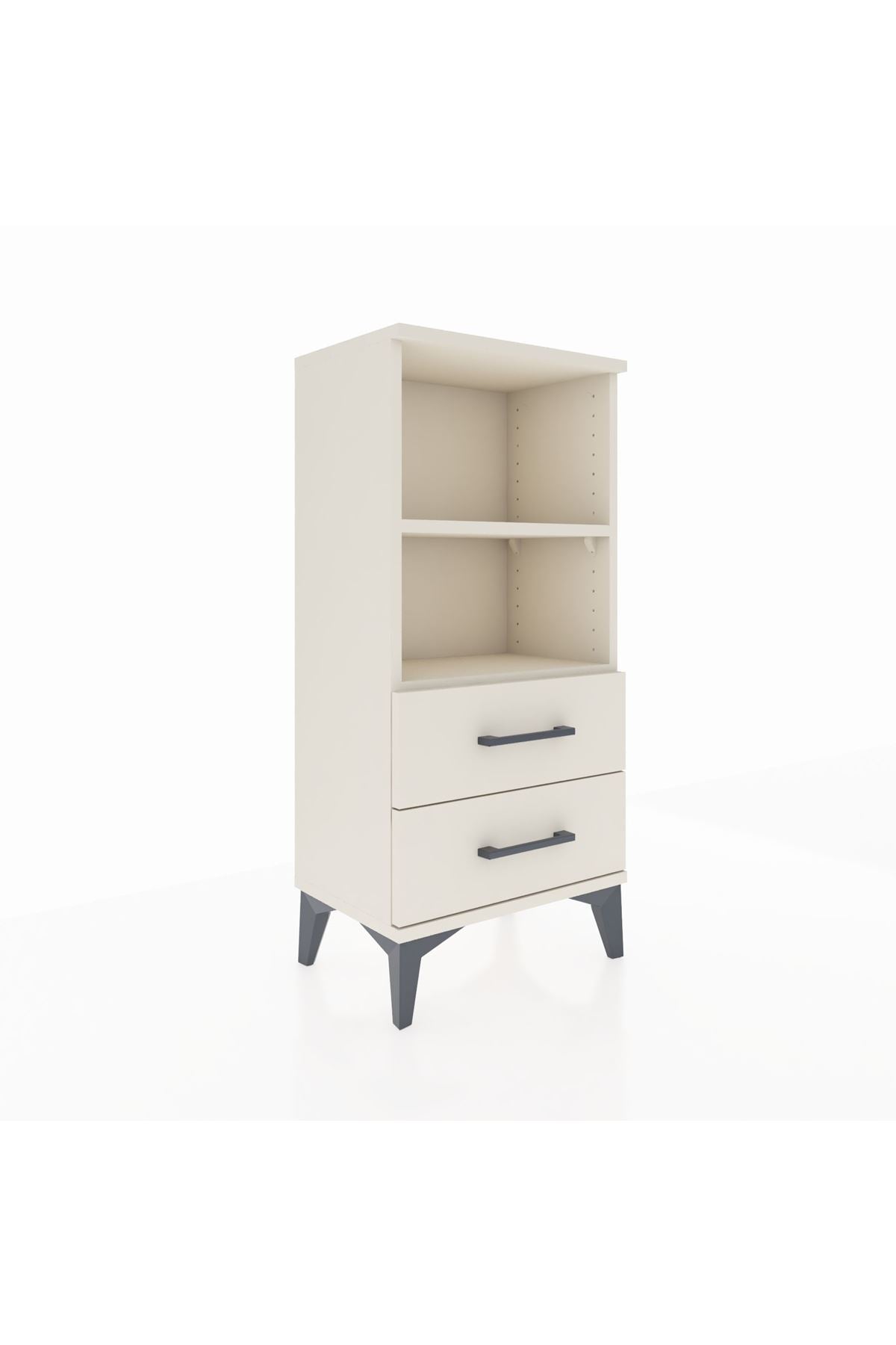 Arges Komodin 2 Raflı 2 Çekmeceli 44x30x96 - S09M004V1A