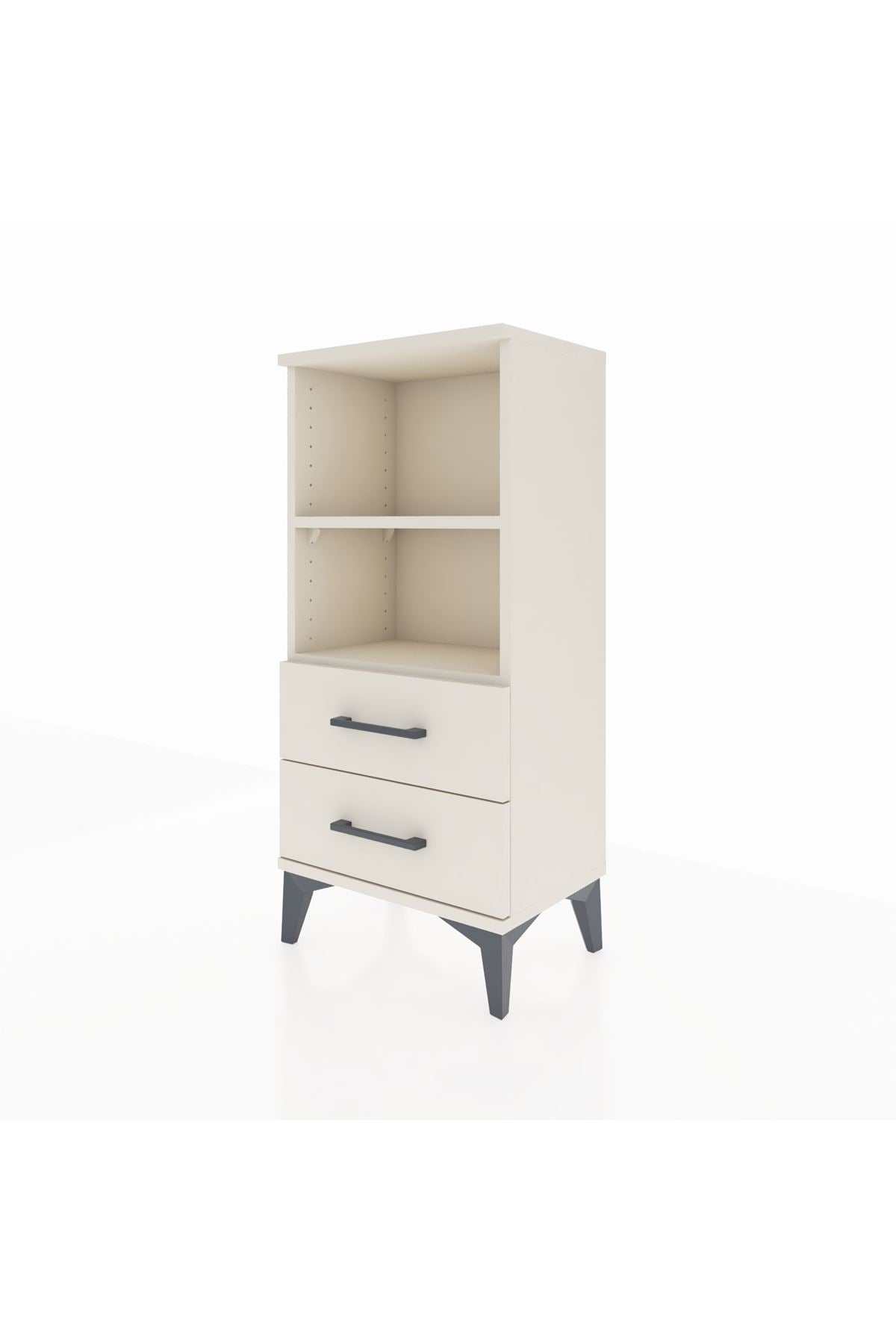 Arges Komodin 2 Raflı 2 Çekmeceli 44x30x96 - S09M004V1A
