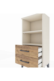 Arges Komodin 2 Raflı 2 Çekmeceli 44x30x96 - S09M004V3A