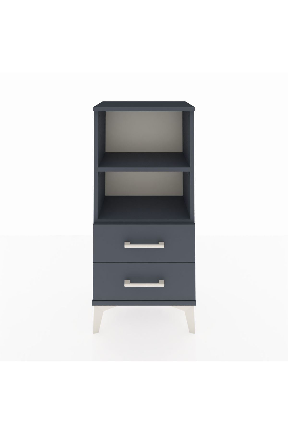 Arges Komodin 2 Raflı 2 Çekmeceli 44x30x96 - S09M004V5A