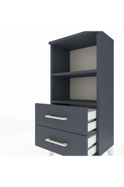 Arges Komodin 2 Raflı 2 Çekmeceli 44x30x96 - S09M004V5A