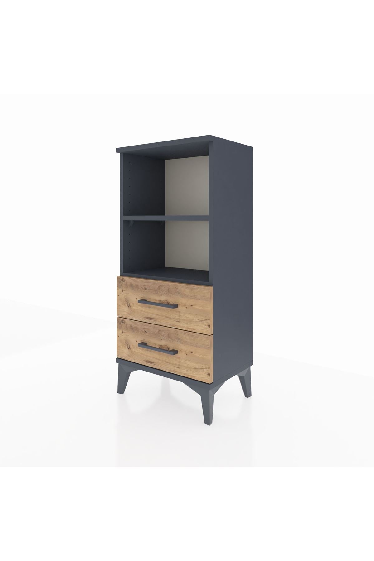 Arges Komodin 2 Raflı 2 Çekmeceli 44x30x96 - S09M004V6A