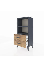 Arges Komodin 2 Raflı 2 Çekmeceli 44x30x96 - S09M004V6A
