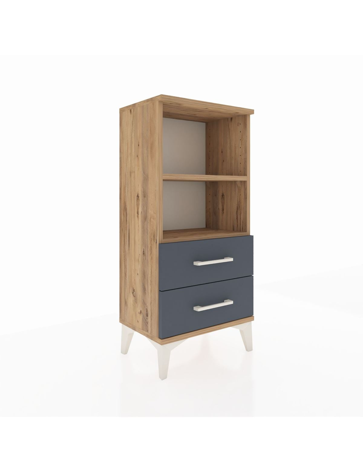 Arges Komodin 2 Raflı 2 Çekmeceli 44x30x96 - S09M004V8A
