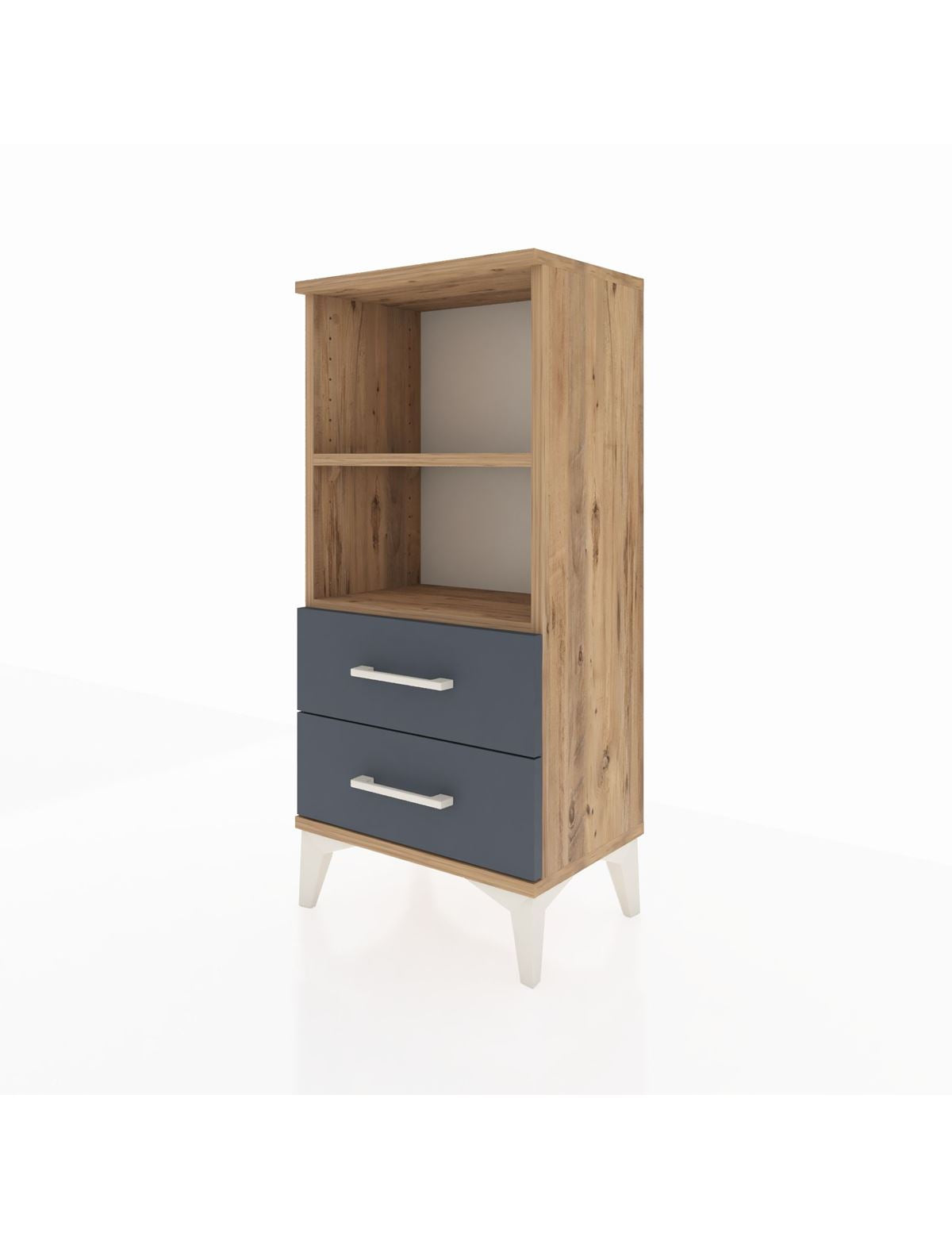 Arges Komodin 2 Raflı 2 Çekmeceli 44x30x96 - S09M004V8A